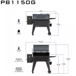 Barbecue à Pellets Navigator 1150 PIT BOSS 11 Barbecue à Pellets Navigator 1150 PIT BOSS -Cuisine Gril Boutique barbecue a pellets navigator 1150g 4