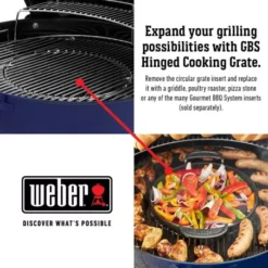 Barbecue Charbon Master-Touch Gbs 5750 - Ocean Blue - WEBER -Cuisine Gril Boutique barbecue charbon master touch gbs 5750 57 cm ocean blue 4