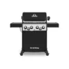 Barbecue Gaz Crown 480 Avec Tablettes Acier Rabattables Et Rôtissoire BROIL KING -Cuisine Gril Boutique barbecue gaz crown 480 avec rotissoire broil king
