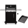 Barbecue Gaz Spirit E-315 Mix Plancha - Black - WEBER 2 Barbecue Gaz Spirit E-315 Mix Plancha - Black - WEBER -Cuisine Gril Boutique barbecue gaz spirit e 315 avec plancha