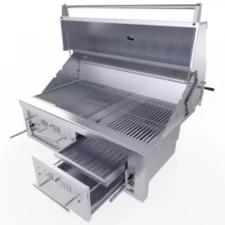 Barbecue Encastrable Hybride Charbon De Bois & Gaz 42" - 106cm - SUNSTONE 12 Barbecue Encastrable Hybride Charbon De Bois & Gaz 42" - 106cm - SUNSTONE -Cuisine Gril Boutique barbecue hybride gaz charbon de bois 76cm 10