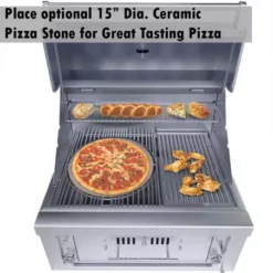 Barbecue Encastrable Hybride Charbon De Bois Et Gaz 30" - 76cm - SUNSTONE 17 Barbecue Encastrable Hybride Charbon De Bois Et Gaz 30" - 76cm - SUNSTONE -Cuisine Gril Boutique barbecue hybride gaz charbon de bois 76cm 7