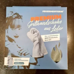 Gants Femme BBQ Feuermeisterin Premium Cuir Paire -Cuisine Gril Boutique gants bbq feuermeisterin premium cuir paire femme 4