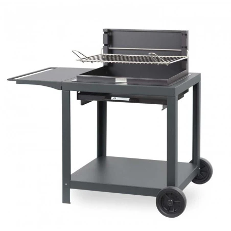 Grilloir + Chariot Vintage Montory Acier Ardoise 61 X 40 3 Grilloir + Chariot Vintage Montory Acier Ardoise 61 X 40