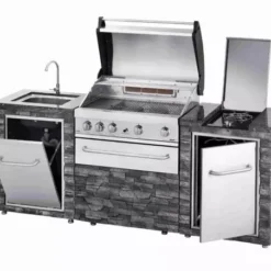 Meuble Modulaire GRANDHALL Stone Island (hors BBQ) -Cuisine Gril Boutique meuble modulaire grandhall stone island hors bbq 2