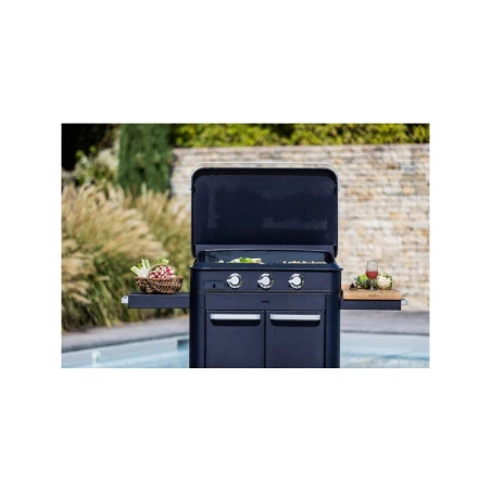 Combo Plancha Enosign Gaz 80 Bleu Navy Avec Capot Navy - ENO 4 Combo Plancha Enosign Gaz 80 Bleu Navy Avec Capot Navy - ENO – Image 2