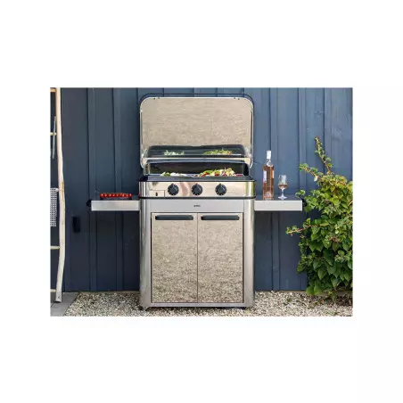 Combo Plancha Enosign Gaz 80 Inox 2023 Avec Capot Inox - ENO 4 Combo Plancha Enosign Gaz 80 Inox 2023 Avec Capot Inox - ENO – Image 2