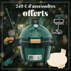 Pack + Noël BIG GREEN EGG Minimax à Poser Avec Poignées