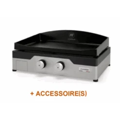 Pack + Plancha Gaz Signature Allure 260 Duo Acier/Inox