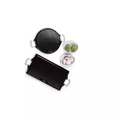 Plancha 47X27 Double Face En Fonte Emaillee Vaello 4 Plancha 47X27 Double Face En Fonte Emaillee Vaello – Image 2