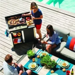 Plancha Gaz Signature Allure 260 Duo Acier/Inox -Cuisine Gril Boutique plancha signature allure 260 duo acier inox 2