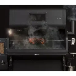 Rôtissoire Pour Barbecue à Pellets LEDGE & PEAK - GMG -Cuisine Gril Boutique rotissoire pour barbecue a pellets ledge peak gmg 3