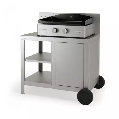 Pack Silver Edition Plancha Gaz Allure 260 Inox + Desserte Inox 3 Pack Silver Edition Plancha Gaz Allure 260 Inox + Desserte Inox