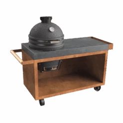 Table Corten 135 PRO Béton OFYR Avec Kamado URBAN Solo Large The Bastard