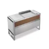 Table Fermée Oasi 142C + Plancha Oasi 60 Electrique - PLANCHA PLANET 2 Table Fermée Oasi 142C + Plancha Oasi 60 Electrique - PLANCHA PLANET -Cuisine Gril Boutique table fermee oasi 142c plancha oasi 60 electrique