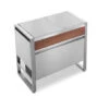 Table Oasi 97 + Plan De Travail Inox - PLANET 1 Table Oasi 97 + Plan De Travail Inox - PLANET -Cuisine Gril Boutique table oasi 97 ice avec refrigerateur d exterieur plancha planet 5
