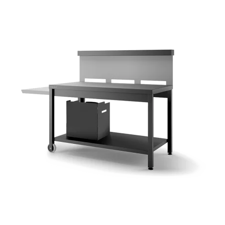 Table Roulante Credence Acier Noir Et Gris Mat Trca Ng 3 Table Roulante Credence Acier Noir Et Gris Mat Trca Ng
